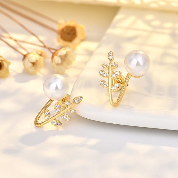 French Pearl Earrings, High-End, Light Luxury, Niche Design, Unique 2024 Hot Style Earrings Wholesale - 图片 3