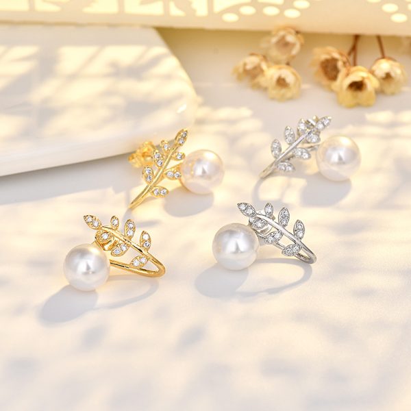 French Pearl Earrings, High-End, Light Luxury, Niche Design, Unique 2024 Hot Style Earrings Wholesale - 图片 4